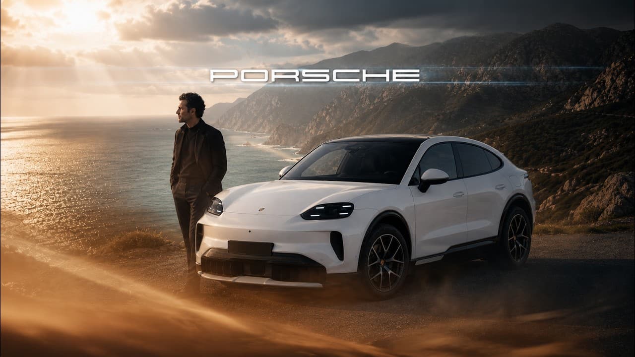 Porsche Cayenne Coupé Electric｜Cinematic AI Commercial